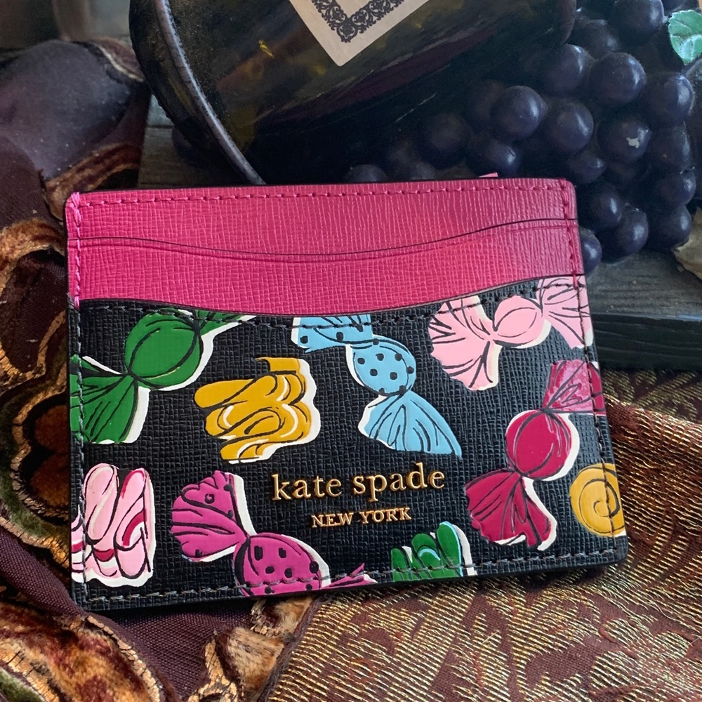 Authentic KATE SPADE Leather Candy card case